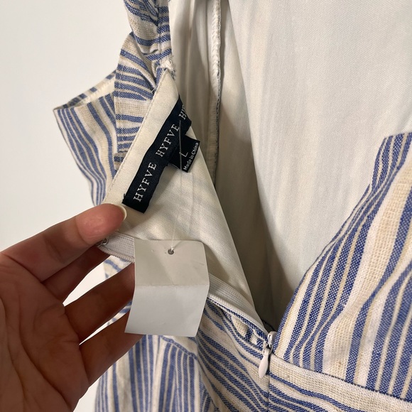 HYFVE Striped Linen Jumpsuit - Picture 13 of 15